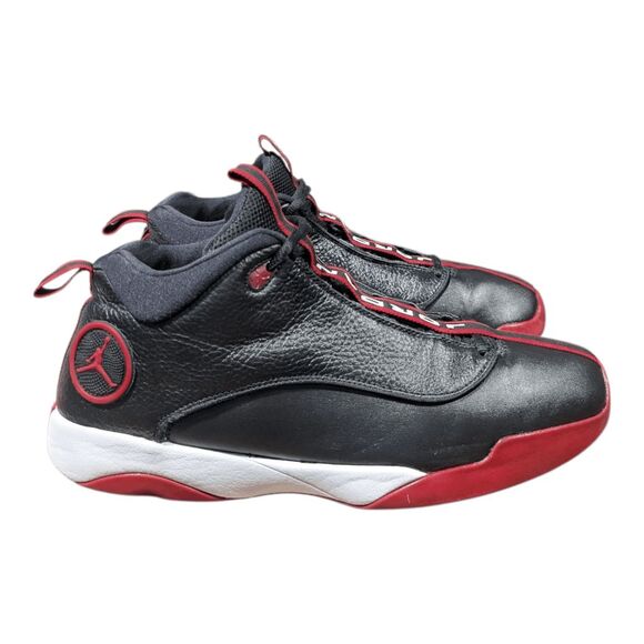 NIKE Air Jordan Jumpman Pro Quick 'Black/White-Gym Red' Sneakers Size 13 - Picture 2 of 12